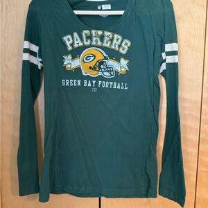 NFL Team Apparel Women's Green Shirt